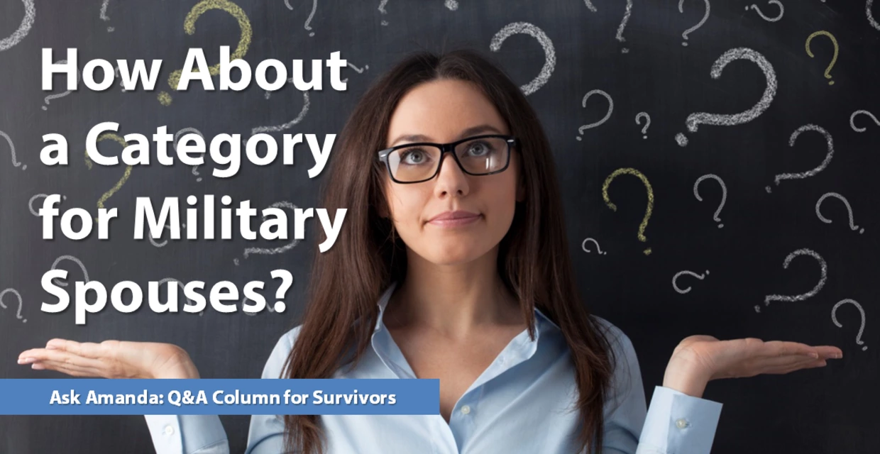 Ask Amanda: How About a Category for Military Spouses?