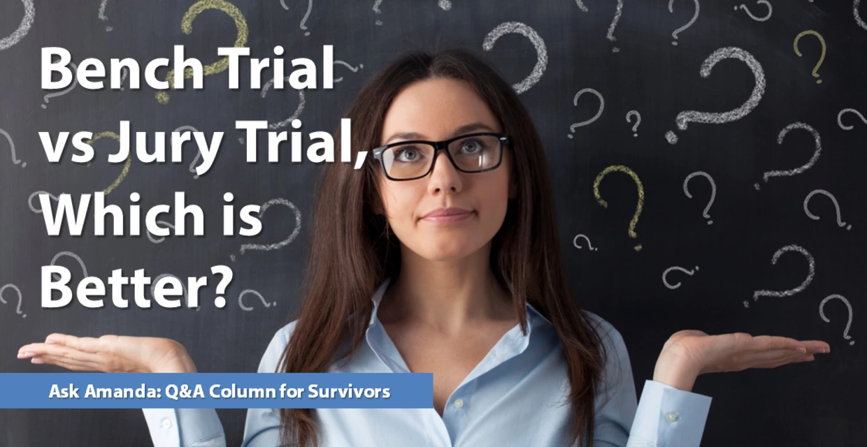 Ask Amanda: Bench Trial vs Jury Trial?