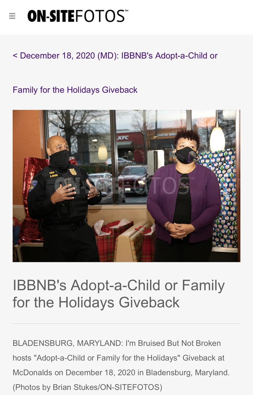 IBBNB Holiday Giving Campaign 