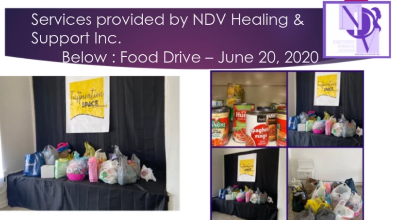 NDV Healing and Support Inc Food Drive
