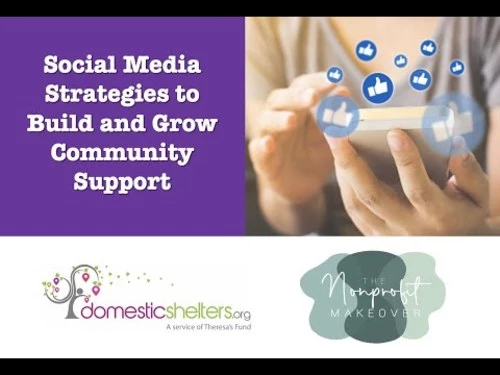 Social Media Strategies to Build and Grow Community Support Webinar