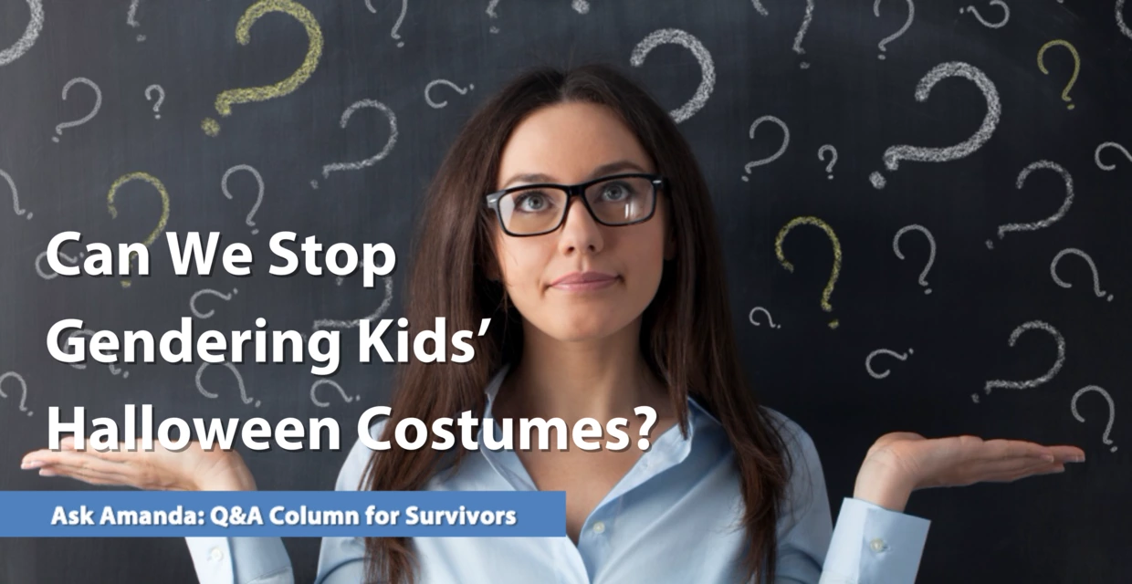 Kids wearing gender-neutral Halloween costumes