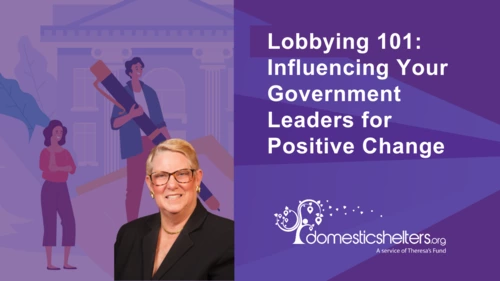 Lobbying 101: Influencing Your Government Leaders for Positive Change