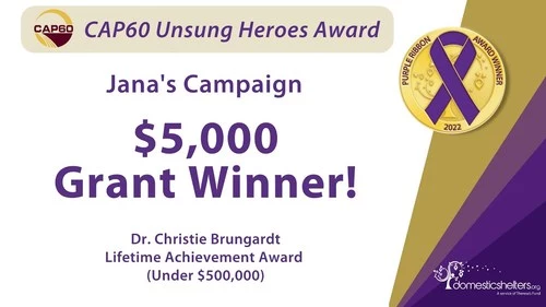 Purple Ribbon Awards Grant Winner: Jana's Campaign