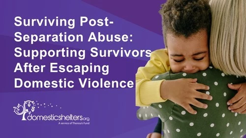 Surviving Post-Separation Abuse: Supporting Survivors After Escaping Domestic Violence