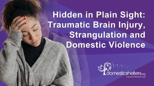 Hidden in Plain Sight: Traumatic Brain Injury, Strangulation and Domestic Violence Webinar