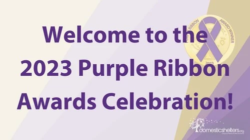 2023 Purple Ribbon Awards Celebration from DomesticShelters.org